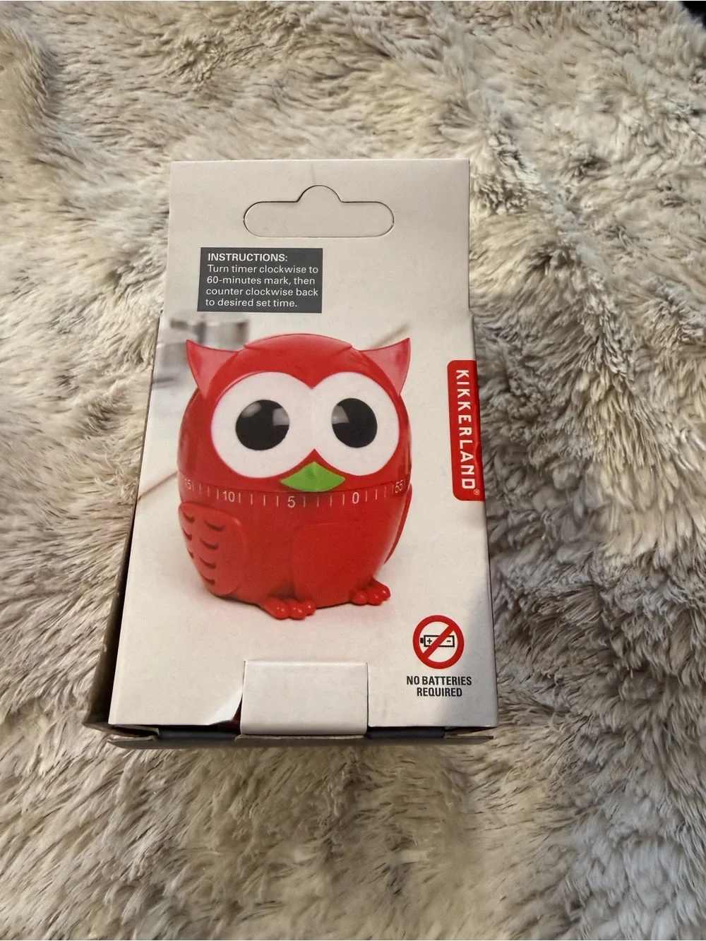 Red Owlet Kitchen Timer - Picture 4 of 4